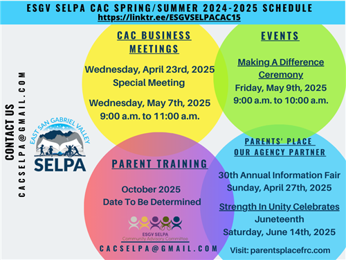 Spring and summer schedule